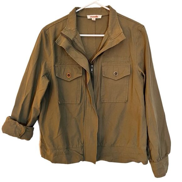 Mazik olive army field jacket S - Picture 1 of 9